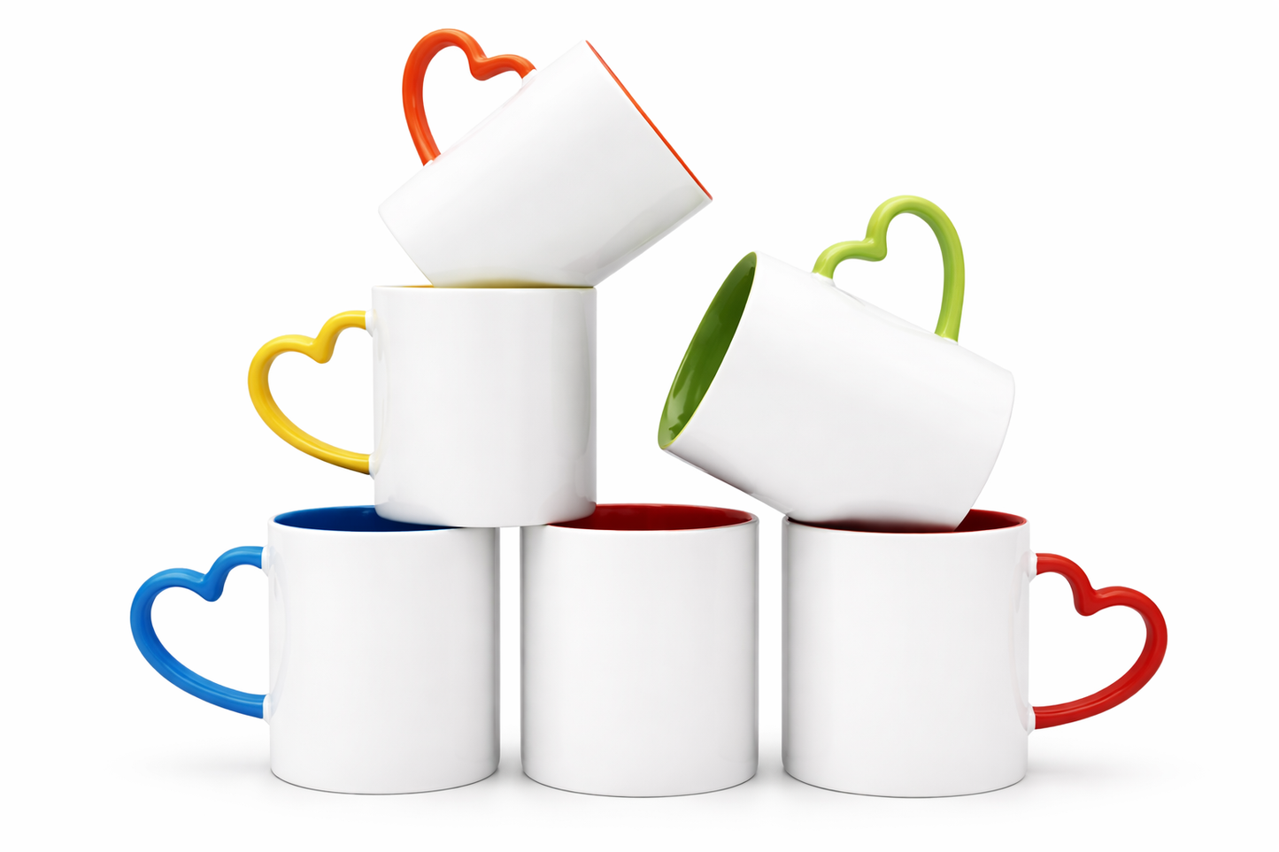 Mug with Heart Handle