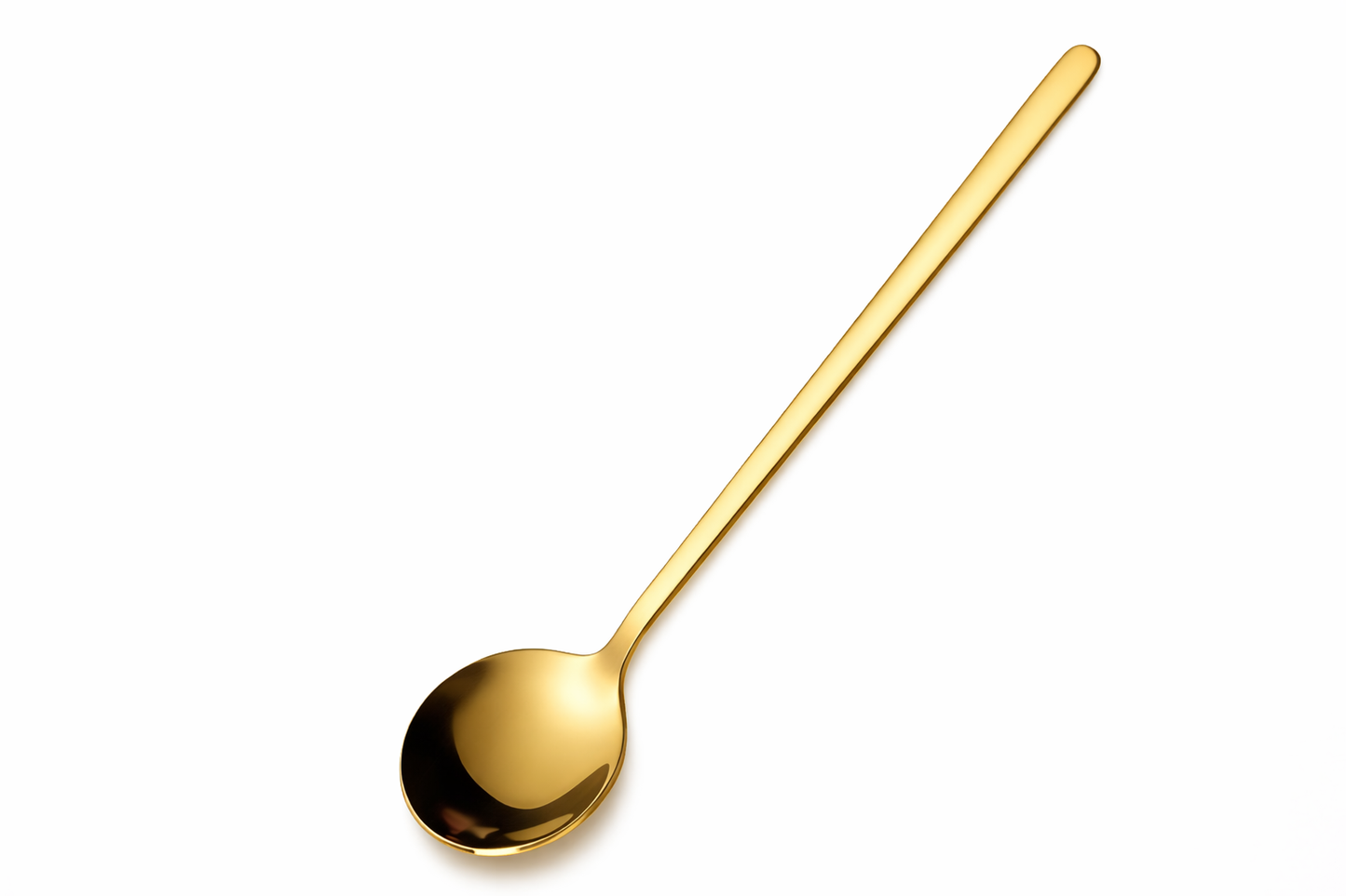 Long Handle Gold Stirring Spoon