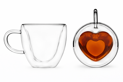 Heart-Shaped Double Wall Cup