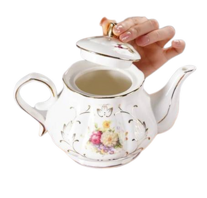 Floral Ceramic Teapot