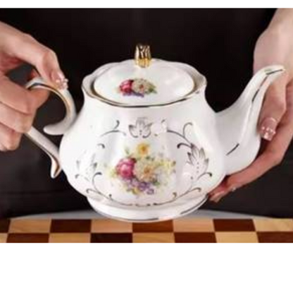 Floral Ceramic Teapot