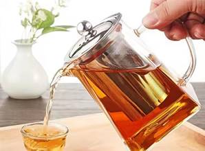 Small Glass Teapot with Removable Infuser